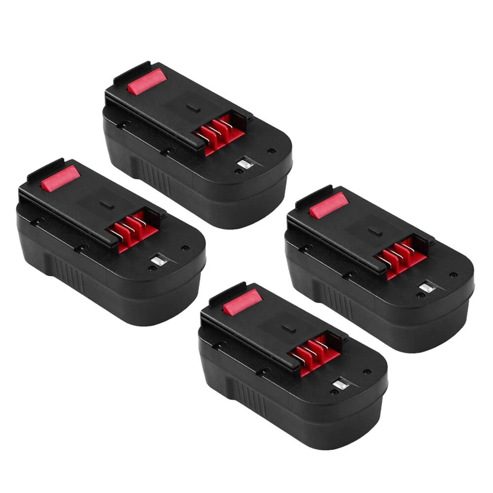 4X for Black & Decker 18V 18 Volt Hpb18 Slide Battery Pack Ni-CD HPD1800 Fsb18