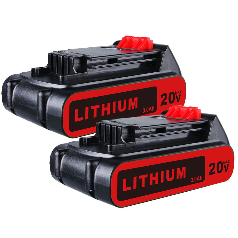 20V 3.0AH Lithium-Ion Battery for Black & Decker 20 Volt LB20 LBX20 LBXR20  2.5Ah